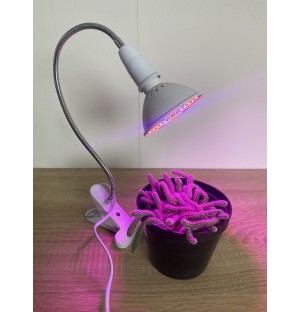 BASIC LED GROW lampa na všetky rastliny (E27) 6W