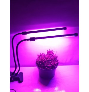 PROFI LED GROW trubicová lampa na všetky rastliny, 18W dvojramenná