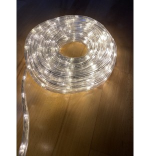 LED svetelný had vonkajší - 8 m, teplá biela