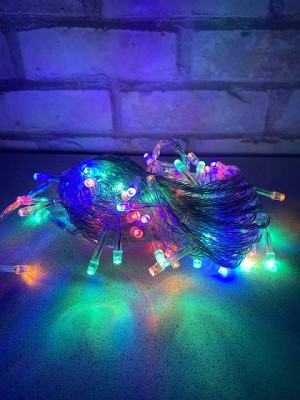 LED vianočná reťaz 10 m, 100 LED, RGB (viac farieb)