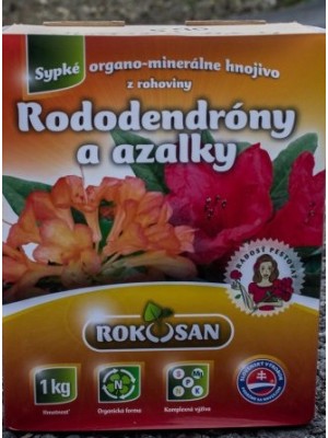 Rododendróny a azalky - sypké organominerálne hnojivo z rohoviny, 1kg